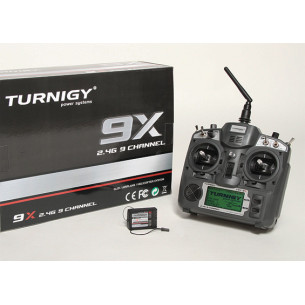 Turnigy 9X Emetteur 9Ch Avec Module et rÃ©cepteur 8ch (Mode 1) (v2 Firmware)